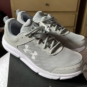 NWT Under Armour gray sneakers